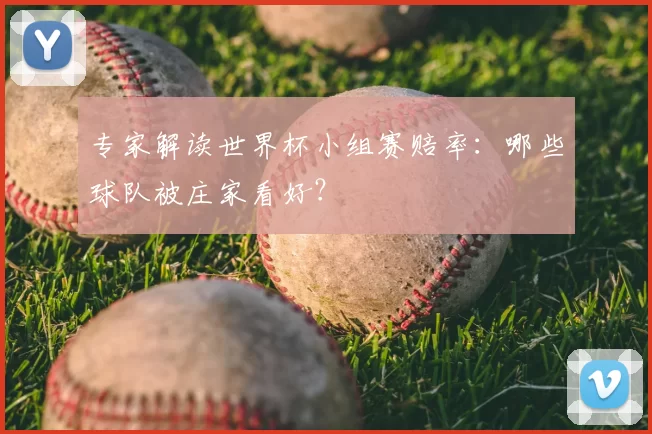 专家解读世界杯小组赛赔率：哪些球队被庄家看好？