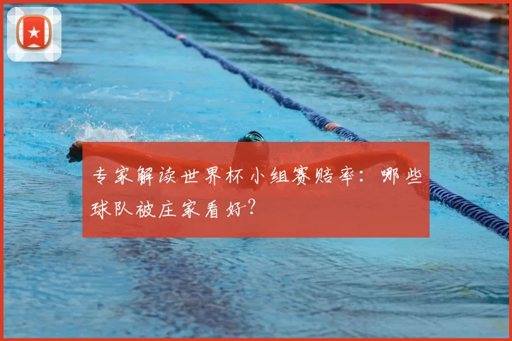 专家解读世界杯小组赛赔率：哪些球队被庄家看好？